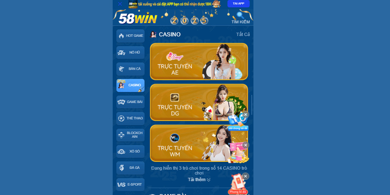 Hệ thống casino trực tuyến hoạt động uy tín 100%